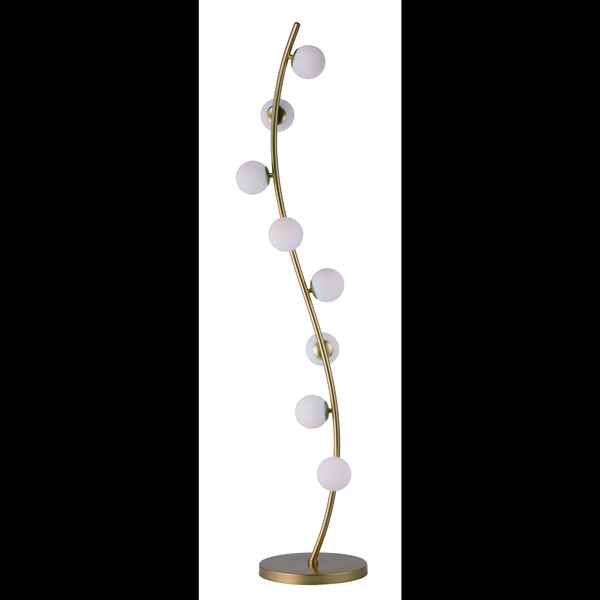 Et2 Rover 8-Light 9.5" Wide Metallic Gold Floor Lamp E24769-11MG